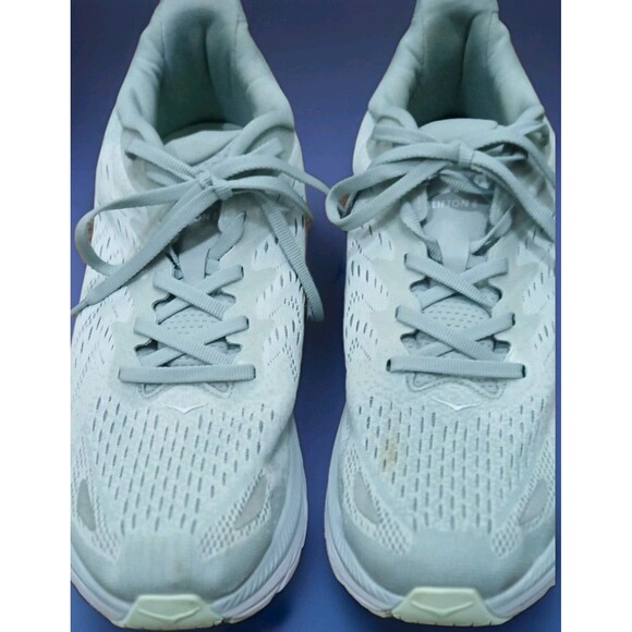 Hoka One One Clifton 8 Men’s 11D Max Cushion Running Shoes Blue Orange - Picture 5 of 12